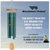 image:imageWoodstock Wind Chimes Garden Decor for Outside Outdoor Patio Decor Front Porch Decor 25 Chimes of Ireland Green Wind Chime Wind Chimes for Garden WCCI