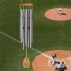 image:imageWoodstock Wind Chimes Outdoor Decor Garden and Patio Front Porch Decor 28 Baseball Wind Chime Gift for Baseball Fans Take Me Out to The Ball Game Windchime Gifts TMOC
