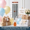image:imageWoodstock Wind Chimes Personalized Amazing Grace 24 Mom Heart Bronze Chime Customized Gift for Mom Mothers Day Baby Shower Outdoor Patio Home Garden DecorSilver Double Heart