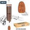 image:imageWoodstock Wind Chimes Personalized Amazing Grace 24 Mom Heart Bronze Chime Customized Gift for Mom Mothers Day Baby Shower Outdoor Patio Home Garden DecorBronze Double Heart