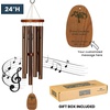 image:imageWoodstock Wind Chimes Personalized Amazing Grace 24 Mom Heart Bronze Chime Customized Gift for Mom Mothers Day Baby Shower Outdoor Patio Home Garden DecorBronze Forever