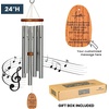 image:imageWoodstock Wind Chimes Personalized Amazing Grace 24 Mom Heart Bronze Chime Customized Gift for Mom Mothers Day Baby Shower Outdoor Patio Home Garden DecorSilver Faith