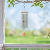 image:imageWoodstock Wind Chimes Personalized Amazing Grace 24 Mom Heart Bronze Chime Customized Gift for Mom Mothers Day Baby Shower Outdoor Patio Home Garden DecorSilver Faith