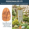 image:imageWoodstock Wind Chimes Personalized Amazing Grace 24 Mom Heart Bronze Chime Customized Gift for Mom Mothers Day Baby Shower Outdoor Patio Home Garden DecorSilver Cross