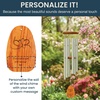 image:imageWoodstock Wind Chimes Personalized Amazing Grace 24 Mom Heart Bronze Chime Customized Gift for Mom Mothers Day Baby Shower Outdoor Patio Home Garden DecorSilver Double Heart