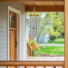 image:imageWoodstock Wind Chimes Personalized Amazing Grace 24 Mom Heart Bronze Chime Customized Gift for Mom Mothers Day Baby Shower Outdoor Patio Home Garden DecorSilver Angel