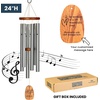 image:imageWoodstock Wind Chimes Personalized Amazing Grace 24 Mom Heart Bronze Chime Customized Gift for Mom Mothers Day Baby Shower Outdoor Patio Home Garden DecorSilver Cross