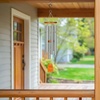 image:imageWoodstock Wind Chimes Personalized Amazing Grace 24 Mom Heart Bronze Chime Customized Gift for Mom Mothers Day Baby Shower Outdoor Patio Home Garden DecorSilver Double Heart