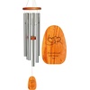 image:imageWoodstock Wind Chimes Personalized Amazing Grace 24 Mom Heart Bronze Chime Customized Gift for Mom Mothers Day Baby Shower Outdoor Patio Home Garden DecorSilver Double Heart