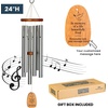 image:imageWoodstock Wind Chimes Personalized Amazing Grace 24 Mom Heart Bronze Chime Customized Gift for Mom Mothers Day Baby Shower Outdoor Patio Home Garden DecorSilver Dove