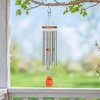 image:imageWoodstock Wind Chimes Personalized Amazing Grace 24 Mom Heart Bronze Chime Customized Gift for Mom Mothers Day Baby Shower Outdoor Patio Home Garden DecorSilver Tree