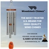 image:imageWoodstock Wind Chimes Personalized Amazing Grace 24 Mom Heart Bronze Chime Customized Gift for Mom Mothers Day Baby Shower Outdoor Patio Home Garden DecorSilver Tree