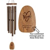 image:imageWoodstock Wind Chimes Personalized Amazing Grace Chime for Outside 40 Mom Heart Bronze Customized Inspirational for Mom Outdoor Patio Home Garden Decor PAGLBR14