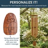 image:imageWoodstock Wind Chimes Personalized Pachelbel Canon Wind Chime for Outside 32 Medium Bronze Customized Double Hearts Wedding for Outdoor Patio Home Garden Dcor amp Wedding Gift PPCCB15