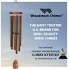 image:imageWoodstock Wind Chimes Personalized Pachelbel Canon Wind Chime for Outside 32 Medium Bronze Customized Double Hearts Wedding for Outdoor Patio Home Garden Dcor amp Wedding Gift PPCCB15