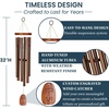 image:imageWoodstock Wind Chimes Personalized Pachelbel Canon Wind Chime for Outside 32 Medium Bronze Customized Double Hearts Wedding for Outdoor Patio Home Garden Dcor amp Wedding Gift PPCCB15