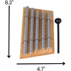 image:imageWoodstock Wind Chimes Zenergy Quintet Hand Bell Chime 5 Tone 85  Inch Bell Percussion Instrument for Meditation Yoga Classrooms Offices Great for Awareness Relaxation ZENERGY585