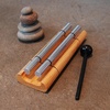 image:imageWoodstock Wind Chimes Zenergy Quintet Hand Bell Chime 5 Tone 85  Inch Bell Percussion Instrument for Meditation Yoga Classrooms Offices Great for Awareness Relaxation ZENERGY575