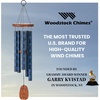 image:imageWoodstock Wind Chimes for Outside 24 Blue Dahlia Windchime Outdoor Garden or Patio Decor and Memorial Gift GCBDDahlia