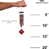 image:imageWoodstock Wind Chimes for Outside Garden Decor Outdoor Decor for Your Patio and Front Porch 14 Bronze Wind Chime Wind Chimes of Mercury Encore Collection DCB14