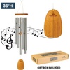 image:imageWoodstock Wind Chimes for Outside Garden Decor Outdoor and Patio Decor Front Porch Decor 36 Silver Woodstock Chimes Original Wind Chime Chimes of Olympos Wind Chimes OWS