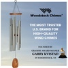 image:imageWoodstock Wind Chimes for Outside Garden Patio Porch and Outdoor Dcor 39 Magical Mystery Chimes Butterflys Farewell Silver Wind Chime Gifts MMBF