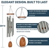 image:imageWoodstock Wind Chimes for Outside Garden Patio Porch and Outdoor Dcor 39 Magical Mystery Chimes Butterflys Farewell Silver Wind Chime Gifts MMBF