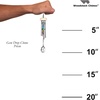 image:imageWoodstock Wind Chimes for Outside Garden Patio Porch and Outdoor Decor 10 Gem Drop Chime Prism Small Wind Chimes ChristmasHanukkah Gifts GEMPR
