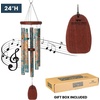 image:imageWoodstock Wind Chimes for Outside Garden Patio Porch and Outdoor Decor 24 Green Woodstock Decor Wind Chimes Patina Green Marble DEGM