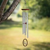 image:imageWoodstock Wind Chimes for Outside Garden Patio Porch and Outdoor Decor 24 Silver Wind Fantasy Wind Chimes Cardinal WFCCA