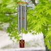 image:imageWoodstock Wind Chimes for Outside Outdoor Decor Garden Patio and Front Porch Decor 28 Memorial Sympathy Wind Chimes Amazing Grace Wind Chime Stained Glass Cross Christmas Gifts AGSChime