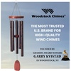 image:imageWoodstock Wind Chimes for Outside Outdoor Decor Garden and Patio Decor Chime Medium 24 Gold Vein Wind Chime DEGVLength 24