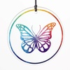 image:imageWoodstock Wind Chimes for Outside Outdoor Decor Garden and Patio Decor Habitats Chime 22 Glass Dragonfly Wind Chime HCGLDButterfly