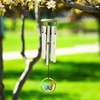 image:imageWoodstock Wind Chimes for Outside Outdoor Decor Garden and Patio Decor Habitats Chime 22 Glass Dragonfly Wind Chime HCGLDButterfly