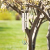 image:imageWoodstock Wind Chimes for Outside Outdoor Decor Garden and Patio Decor Habitats Chime 22 Glass Dragonfly Wind Chime HCGLDOwl