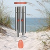 image:imageWoodstock Wind Chimes for Outside Outdoor Decor Patio and Garden Decor for Outside Front Porch Decor 24 Beachcomber Wind Chime Gracious Green Decorative Wind Chime BCGGBright Blush