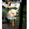 image:imageWoodstock Wind Chimes for Outside Outdoor Decor Patio and Garden Decor for Outside Front Porch Decor Wind Gong Style Wind Chimes 34 Emperor Gong Medium Natural ChristmasHanukkah Gifts EGCNatural