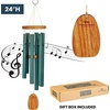 image:imageWoodstock Wind Chimes for Outside Outdoor Decor for Your Patio and Front Porch Garden Decor 24 SeaScapes Wind Chime Medium Size Seafoam Green SSCSGM24Inch