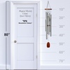 image:imageWoodstock Wind Chimes for Outside Outdoor Decor for Your Patio and Front Porch Garden Decor 55 Silver Wind Chime Woodstock Magical Mystery Chime Space Odyssey MMSO