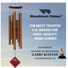 image:imageWoodstock Wind Chimes of Orion Wind Chimes for Outside 30 Bronze Medium Tone Wind Chime Dcor for Outdoor Garden Patio Porch Encore Collection