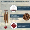 image:imageWoodstock Wind Chimes of Orion Wind Chimes for Outside 30 Bronze Medium Tone Wind Chime Dcor for Outdoor Garden Patio Porch Encore Collection