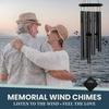 image:imageWoodstock Wind Chimes of Pluto Chimes for Outside 27 Black Wood Small Light Sound Chime Dcor for Outdoor Garden Patio Porch Encore Collection