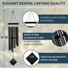 image:imageWoodstock Wind Chimes of Pluto Chimes for Outside 27 Black Wood Small Light Sound Chime Dcor for Outdoor Garden Patio Porch Encore Collection