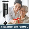 image:imageWoodstock Wind Chimes of Pluto Chimes for Outside 27 Black Wood Small Light Sound Chime Dcor for Outdoor Garden Patio Porch Encore Collection