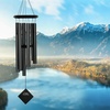 image:imageWoodstock Wind Chimes of Pluto Chimes for Outside 27 Black Wood Small Light Sound Chime Dcor for Outdoor Garden Patio Porch Encore Collection