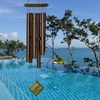 image:imageWoodstock Wind Chimes of Pluto Wind Chimes for Outside 27 Green Small Light Sound Chime Dcor for Outdoor Garden Patio Porch Encore Collection