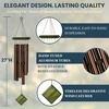 image:imageWoodstock Wind Chimes of Pluto Wind Chimes for Outside 27 Green Small Light Sound Chime Dcor for Outdoor Garden Patio Porch Encore Collection