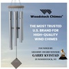 image:imageWoodstock Wind Chimes of Pluto Wind Chimes for Outside 27 Grey Small Light Sound Wind Chime Dcor for Outdoor Garden Patio Porch Encore Collection