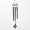 image:imageWoodstock Wind Chimes of Pluto Wind Chimes for Outside 27 Grey Small Light Sound Wind Chime Dcor for Outdoor Garden Patio Porch Encore Collection