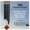 image:imageWoodstock Wind Chimes of Pluto Wind Chimes for Outside 37 Bronze Medium Tone Wind Chime Dcor for Outdoor Garden Patio Porch Encore CollectionChimes of Earth  Black